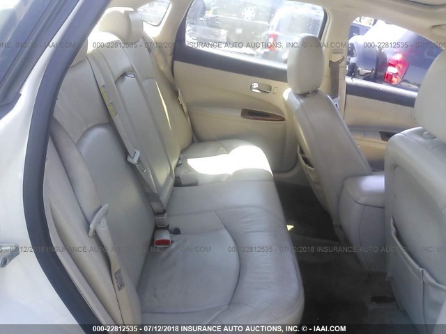 2G4WE567951209970 - 2005 BUICK LACROSSE CXS WHITE photo 8