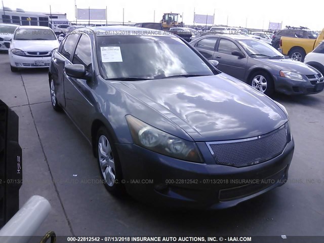 1HGCP36869A002318 - 2009 HONDA ACCORD EXL GRAY photo 1