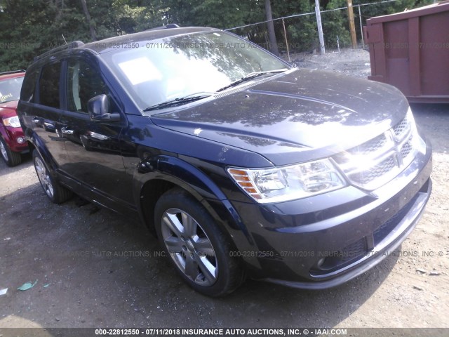 3D4PH9FG0BT513676 - 2011 DODGE JOURNEY LUX BLACK photo 1