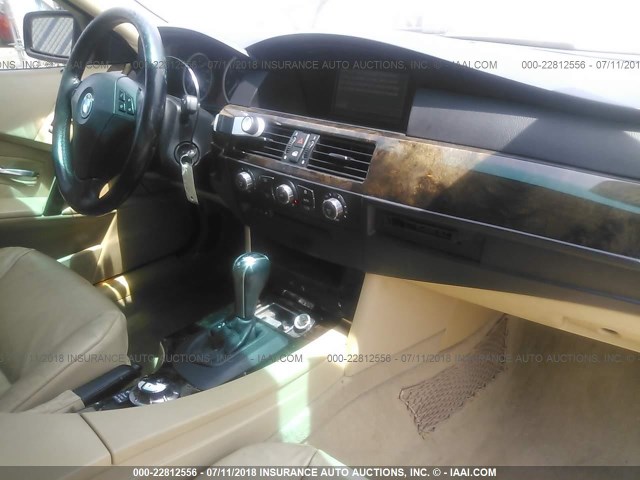 WBANF33586CS34257 - 2006 BMW 525 XI BLACK photo 5