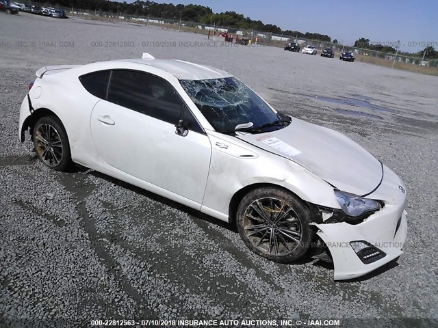 JF1ZNAA18F8708809 - 2015 TOYOTA SCION FR-S WHITE photo 1