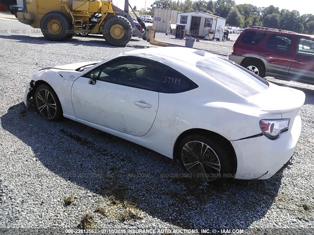 JF1ZNAA18F8708809 - 2015 TOYOTA SCION FR-S WHITE photo 3