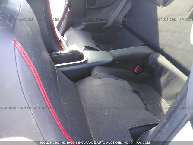 JF1ZNAA18F8708809 - 2015 TOYOTA SCION FR-S WHITE photo 8