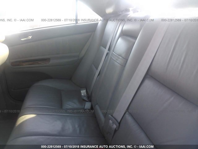 4T1BF30KX2U534026 - 2002 TOYOTA CAMRY LE/XLE/SE 银色 照片 8