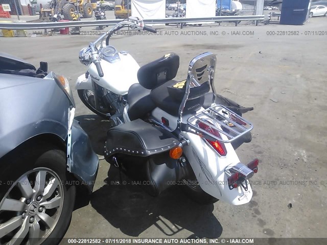 JH2RC50047M301733 - 2007 HONDA VT750 WHITE photo 3