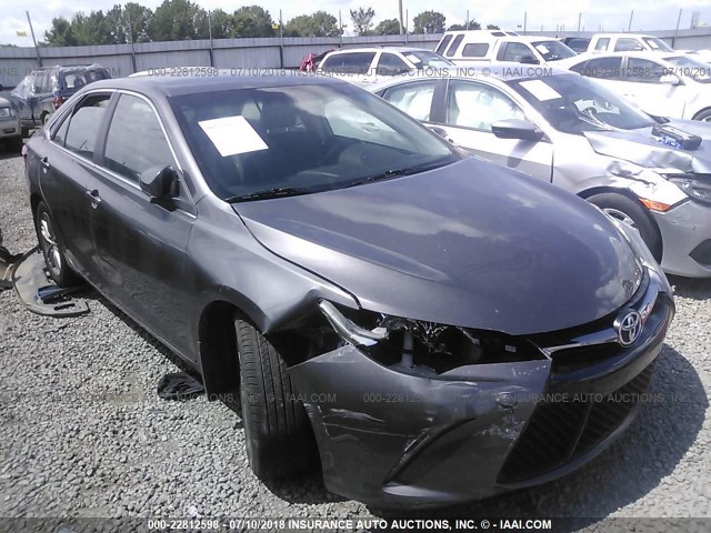 4T1BF1FKXFU046230 - 2015 TOYOTA CAMRY LE/XLE/SE/XSE GRAY photo 1