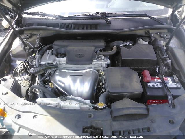 4T1BF1FKXFU046230 - 2015 TOYOTA CAMRY LE/XLE/SE/XSE GRAY photo 10