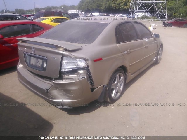 19UUA66224A003526 - 2004 ACURA TL GOLD photo 6