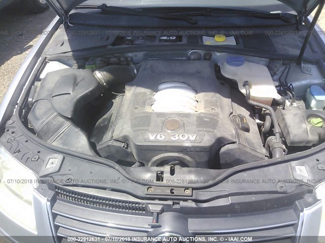 WVWWH63B43E429930 - 2003 VOLKSWAGEN PASSAT GLX 银色 照片 10