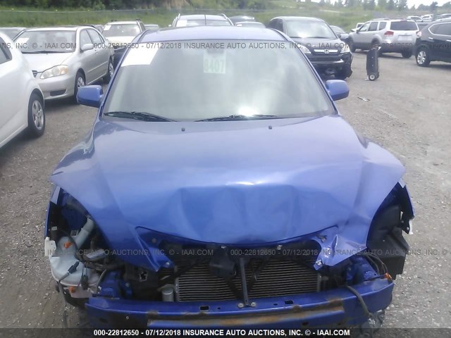 JM1BK343271744924 - 2007 MAZDA 3 HATCHBACK BLUE photo 8