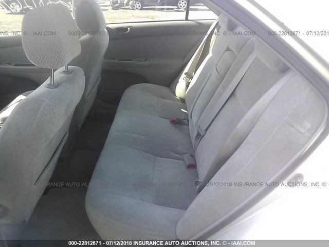 4T1BE32K23U747134 - 2003 TOYOTA CAMRY LE/XLE/SE 银色 照片 8