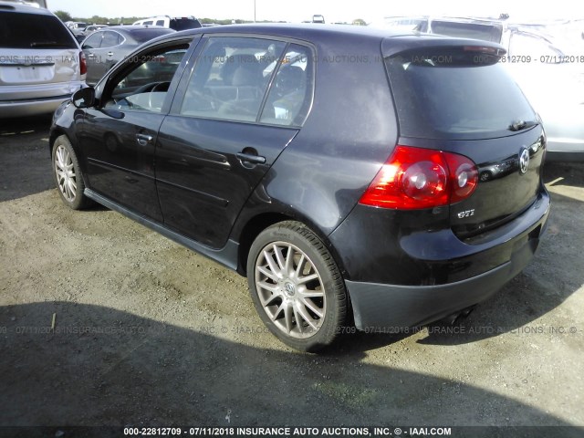 WVWHV71K47W143845 - 2007 VOLKSWAGEN NEW GTI BLACK photo 3