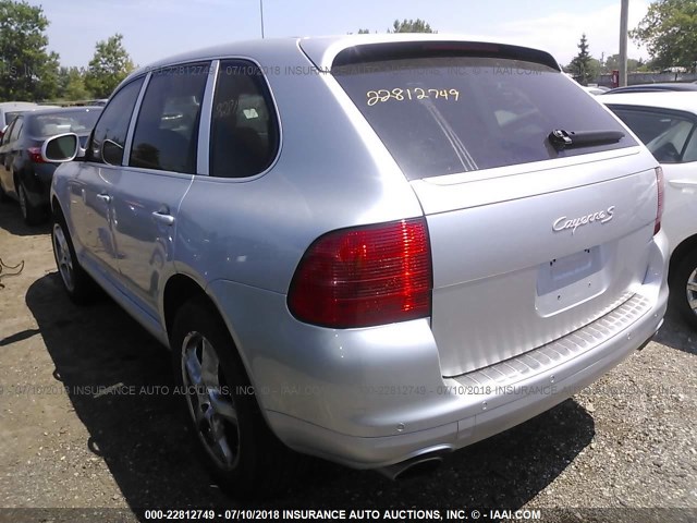 WP1AB29P65LA61139 - 2005 PORSCHE CAYENNE S SILVER photo 3