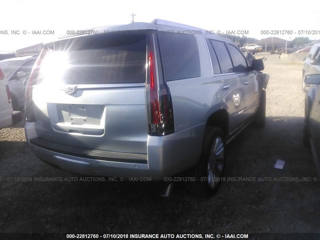 1GYS4DKJ9GR172389 - 2016 CADILLAC ESCALADE PLATINUM SILVER photo 4