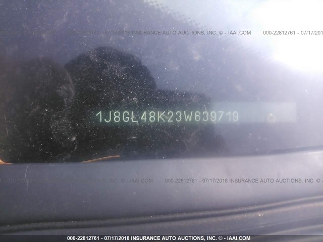 1J8GL48K23W639719 - 2003 JEEP LIBERTY SPORT/FREEDOM ლურჯი ფოტო 9