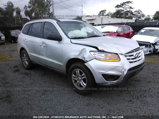 5XYZGDAB4BG067191 - 2011 HYUNDAI SANTA FE GLS SILVER photo 1