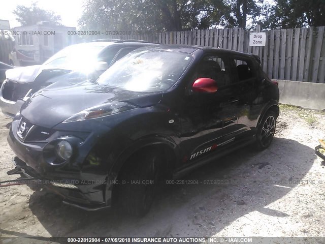 JN8AF5MR8ET362676 - 2014 NISSAN JUKE S/SV/SL/NISMO BLACK photo 2