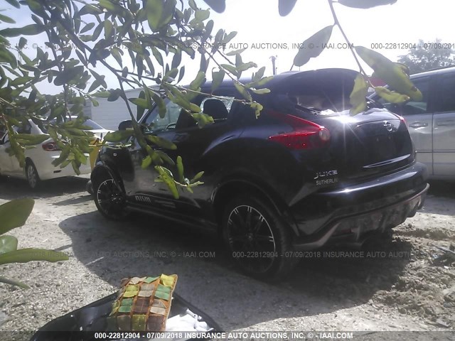 JN8AF5MR8ET362676 - 2014 NISSAN JUKE S/SV/SL/NISMO BLACK photo 3