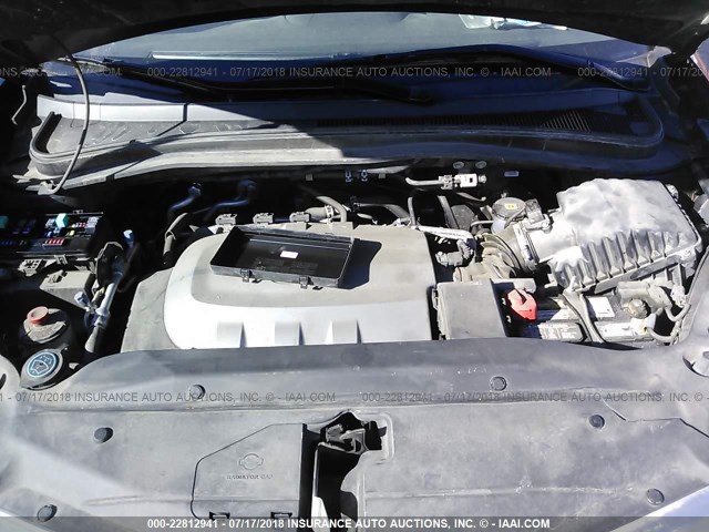 2HNYD2H67BH548520 - 2011 ACURA MDX TECHNOLOGY BLACK photo 10