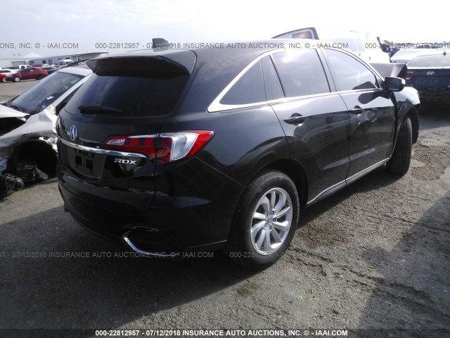 5J8TB3H53GL003574 - 2016 ACURA RDX TECHNOLOGY BLACK photo 4