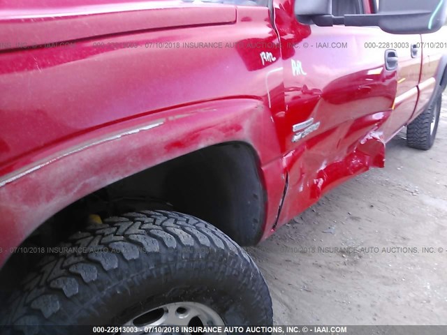 1GCHK33D07F191889 - 2007 CHEVROLET SILVERADO K3500 RED photo 6