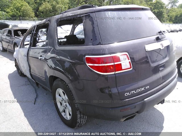 5GZEV23708J168575 - 2008 SATURN OUTLOOK XR შავი ფოტო 3