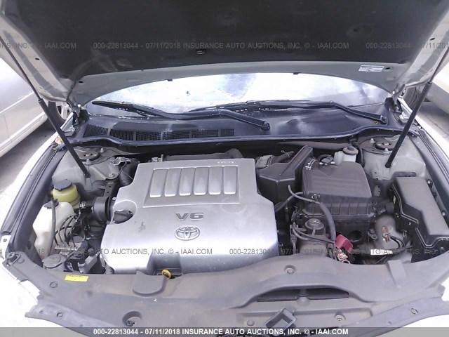 4T1BK46K97U018868 - 2007 TOYOTA CAMRY NEW GENERAT LE/XLE/SE SILVER photo 10