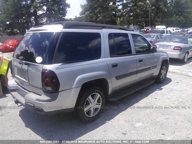 1GNES16S346205627 - 2004 CHEVROLET TRAILBLAZER EXT LS/EXT LT SILVER photo 4