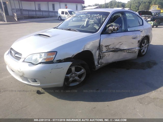 4S3BL676866211563 - 2006 SUBARU LEGACY GT LIMITED SILVER photo 2