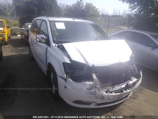 2A4RR6DG8BR784874 - 2011 CHRYSLER TOWN & COUNTRY LIMITED WHITE photo 1