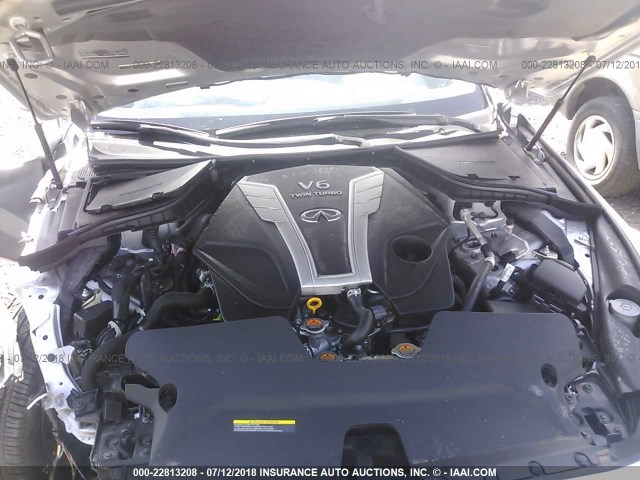 JN1EV7AP3HM741617 - 2017 INFINITI Q50 PREMIUM/SPORT/SE SILVER photo 10