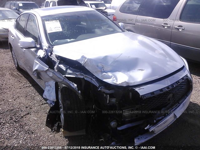 JN1EV7AP3HM741617 - 2017 INFINITI Q50 PREMIUM/SPORT/SE SILVER photo 6