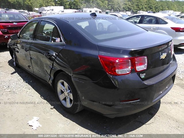 1G11C5SL4EF274363 - 2014 CHEVROLET MALIBU 1LT BLACK photo 3