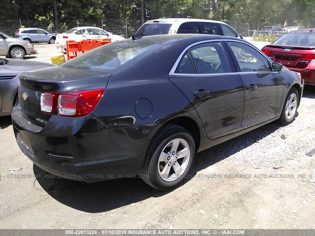 1G11C5SL4EF274363 - 2014 CHEVROLET MALIBU 1LT BLACK photo 4