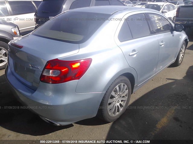 JS2RF9A38A6100578 - 2010 SUZUKI KIZASHI SE SILVER photo 4