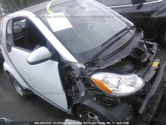 WMEEJ3BA9FK805780 - 2015 SMART FORTWO PURE/PASSION WHITE photo 1