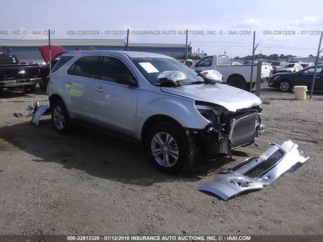 1GNALBEK8DZ111681 - 2013 CHEVROLET EQUINOX LS GRAY photo 1