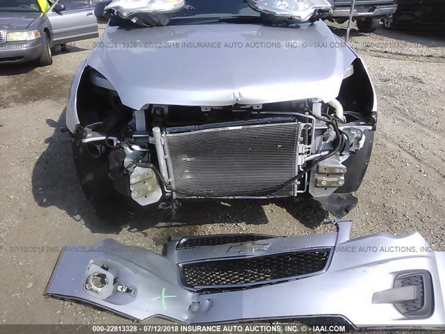 1GNALBEK8DZ111681 - 2013 CHEVROLET EQUINOX LS GRAY photo 6