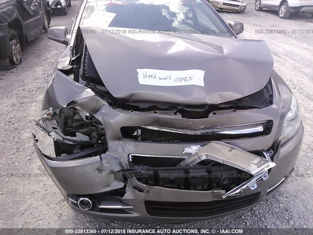 1G1ZE5E19BF240101 - 2011 CHEVROLET MALIBU LTZ 棕色 照片 6