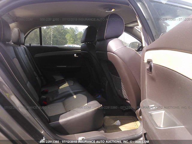 1G1ZE5E19BF240101 - 2011 CHEVROLET MALIBU LTZ 棕色 照片 8