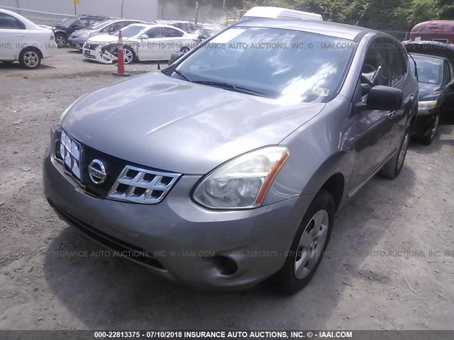 JN8AS5MTXBW170838 - 2011 NISSAN ROGUE S/SV/KROM SILVER photo 2