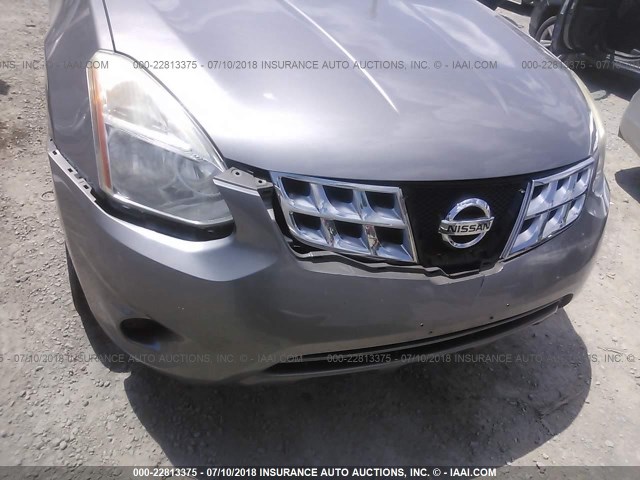 JN8AS5MTXBW170838 - 2011 NISSAN ROGUE S/SV/KROM SILVER photo 6