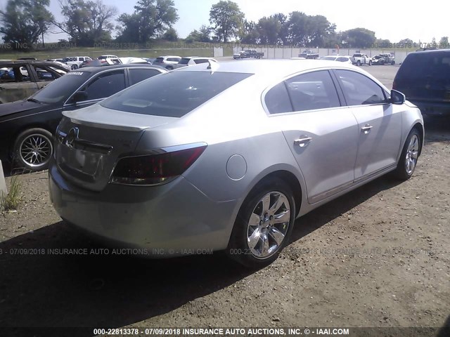 1G4GC5EC0BF110175 - 2011 BUICK LACROSSE CXL SILVER photo 4