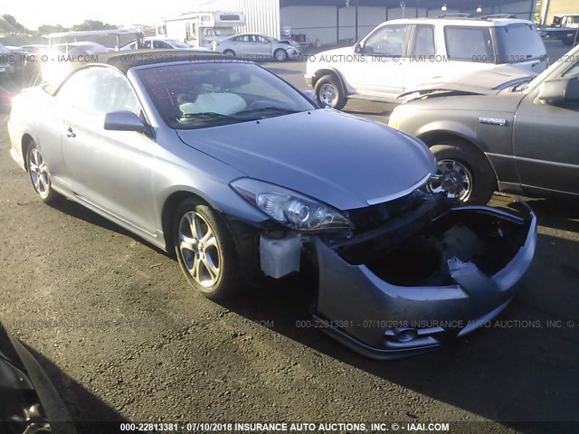 4T1FA38P97U120730 - 2007 TOYOTA CAMRY SOLARA SE/SLE Light Blue photo 1