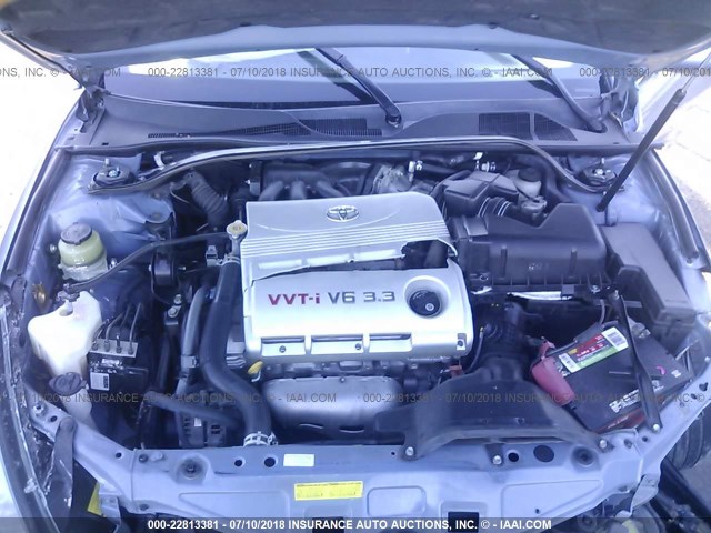 4T1FA38P97U120730 - 2007 TOYOTA CAMRY SOLARA SE/SLE Light Blue photo 10