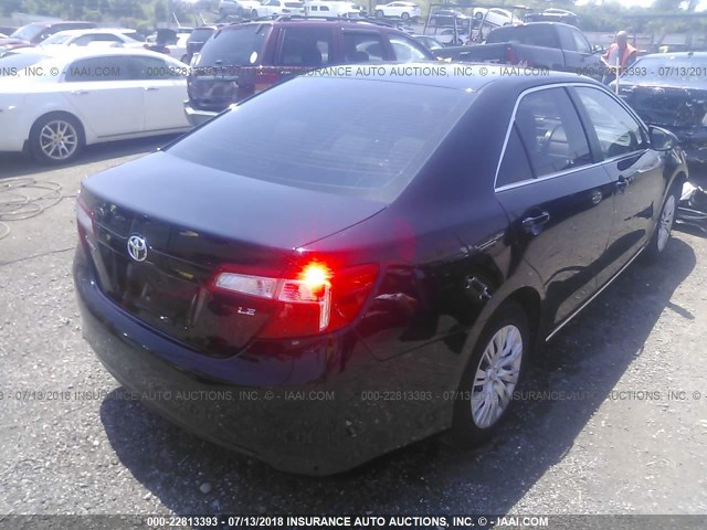 4T4BF1FK9ER385601 - 2014 TOYOTA CAMRY L/SE/LE/XLE შავი ფოტო 4