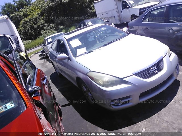 4T1CE30PX7U753062 - 2007 TOYOTA CAMRY SOLARA SE/SLE GRAY photo 1