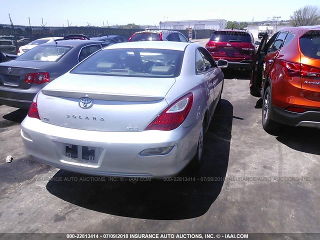 4T1CE30PX7U753062 - 2007 TOYOTA CAMRY SOLARA SE/SLE GRAY photo 4