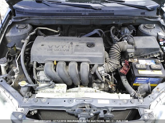 1NXBR32E87Z808605 - 2007 TOYOTA COROLLA CE/LE/S GRAY photo 10