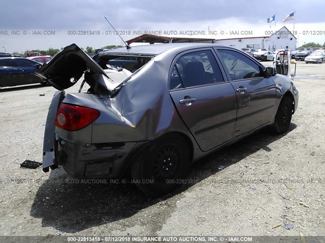 1NXBR32E87Z808605 - 2007 TOYOTA COROLLA CE/LE/S GRAY photo 4